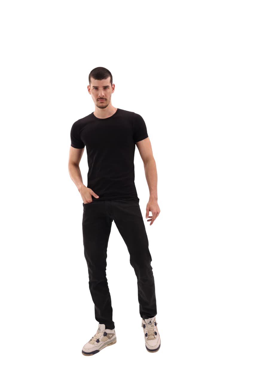 Men's Round Short Sleeve Pack of 4