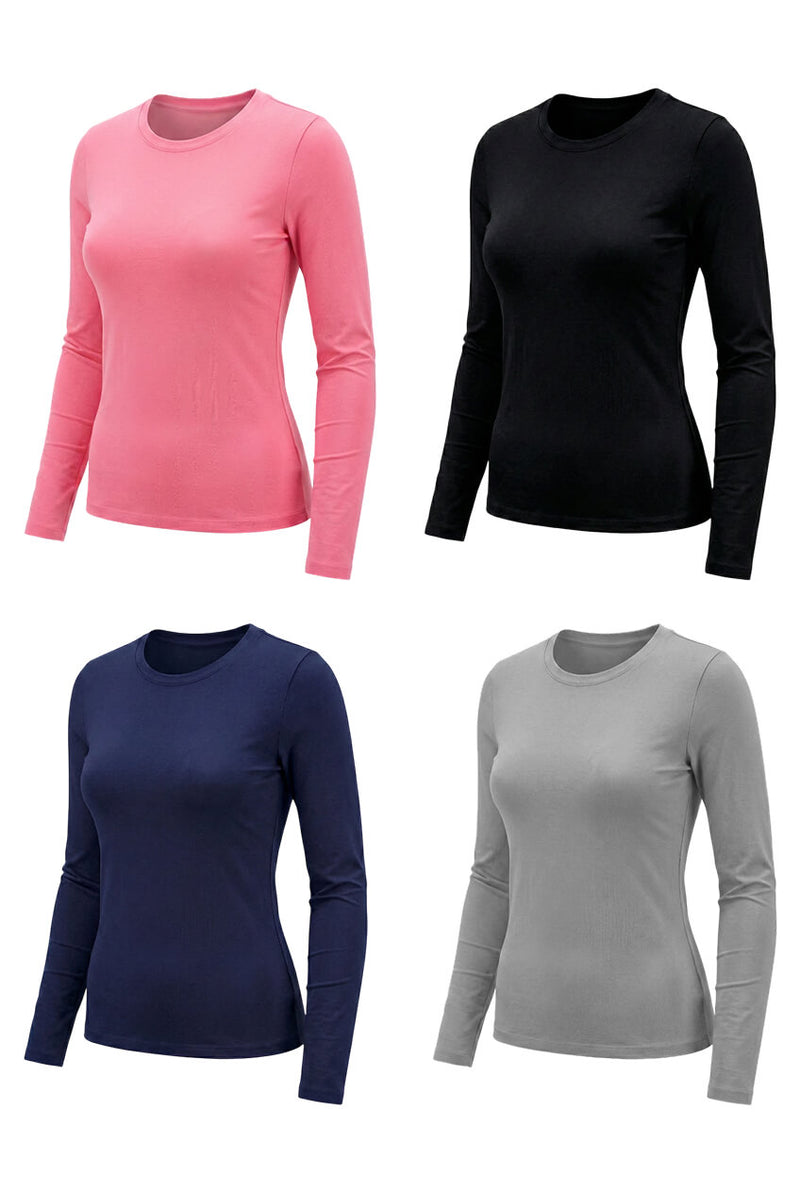 Essential Long Sleeve Top – Pack of 4