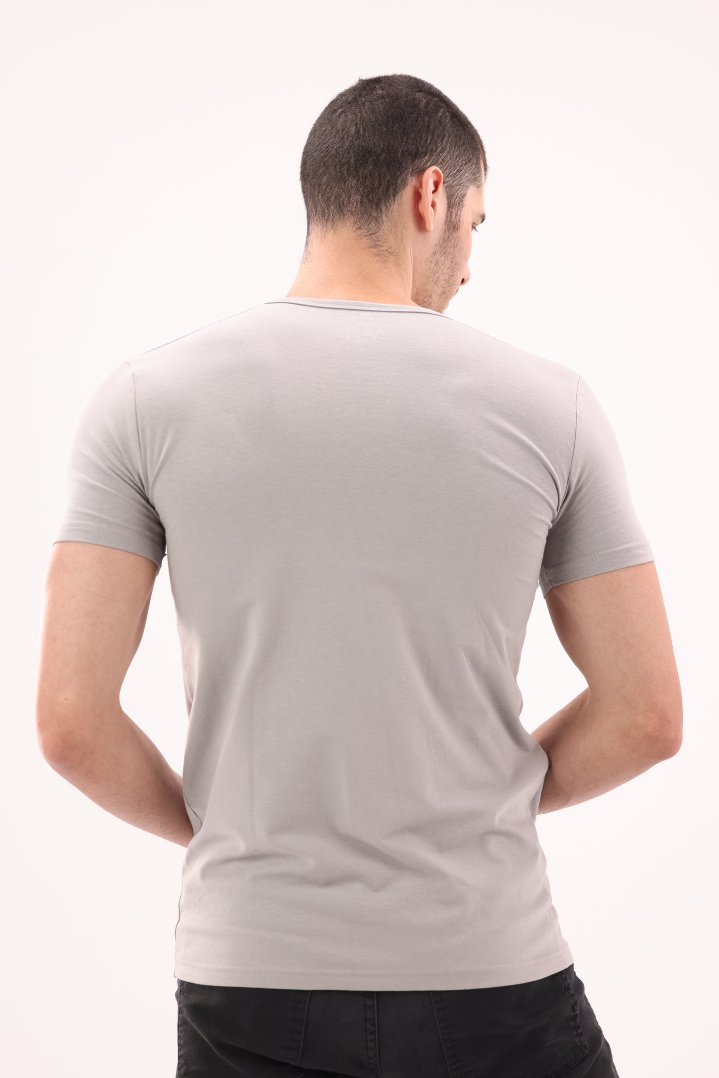 Men's V-Cut Short Sleeve