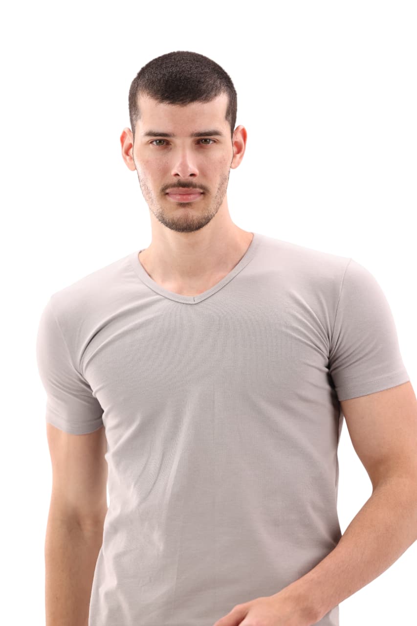 Men's V-Cut Short Sleeve Pack of 4