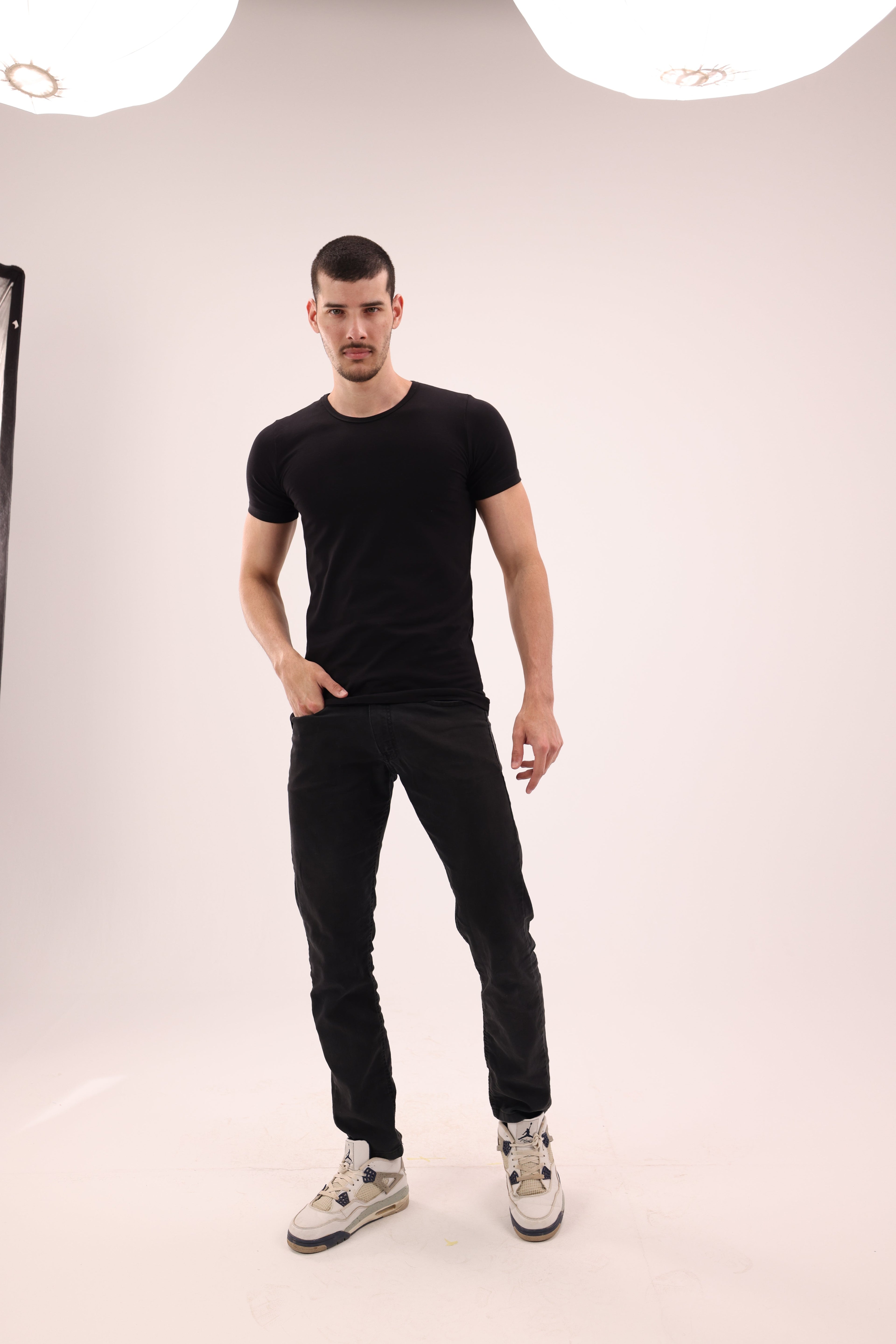 - Men's Round Short Sleeve