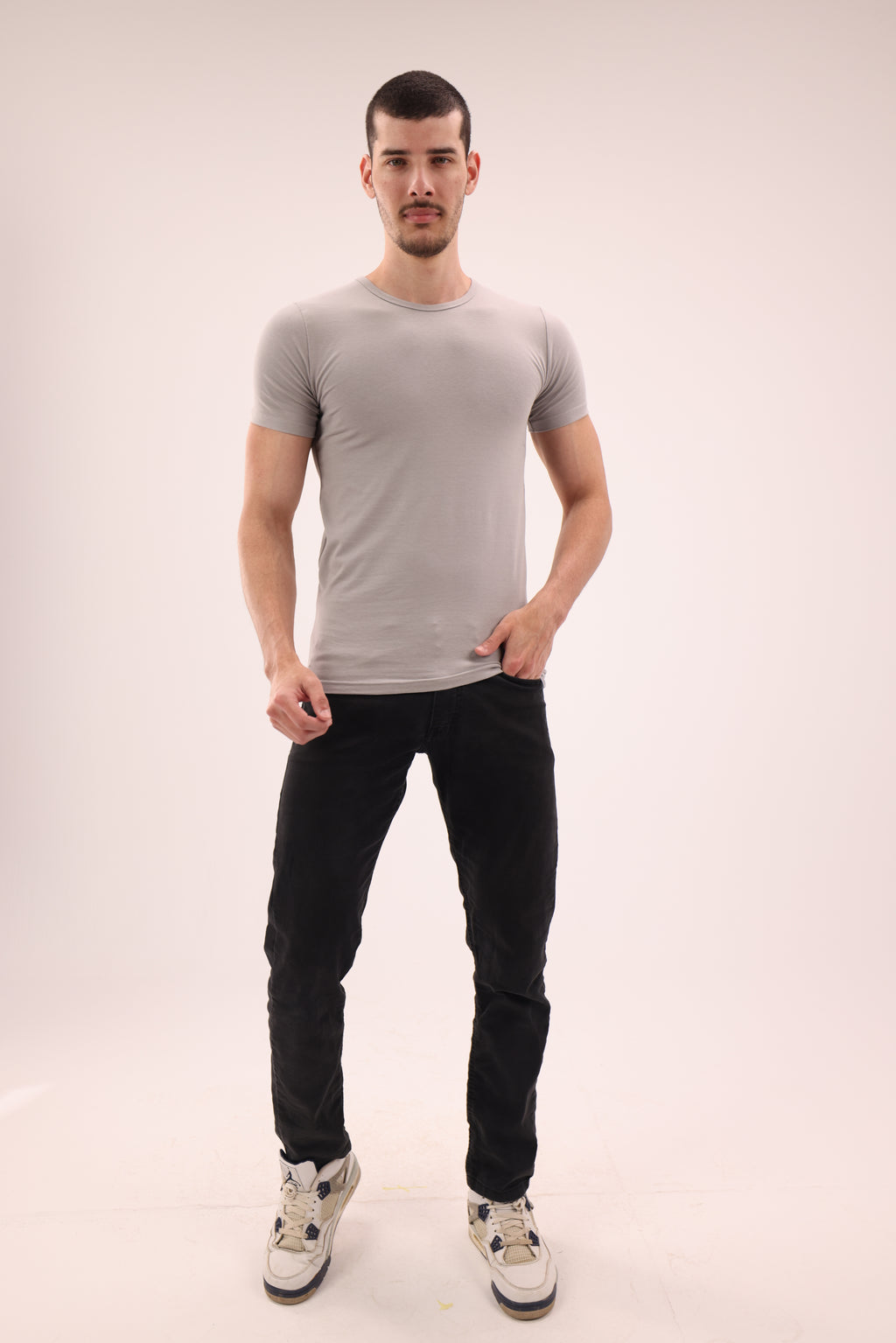 Men's Round Short Sleeve