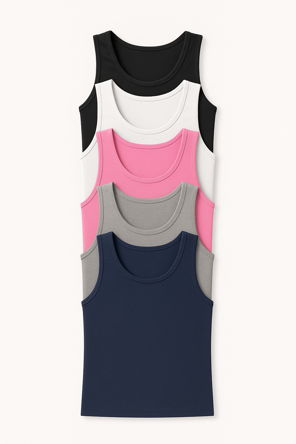 - Essential Tank Top – Pack of 5