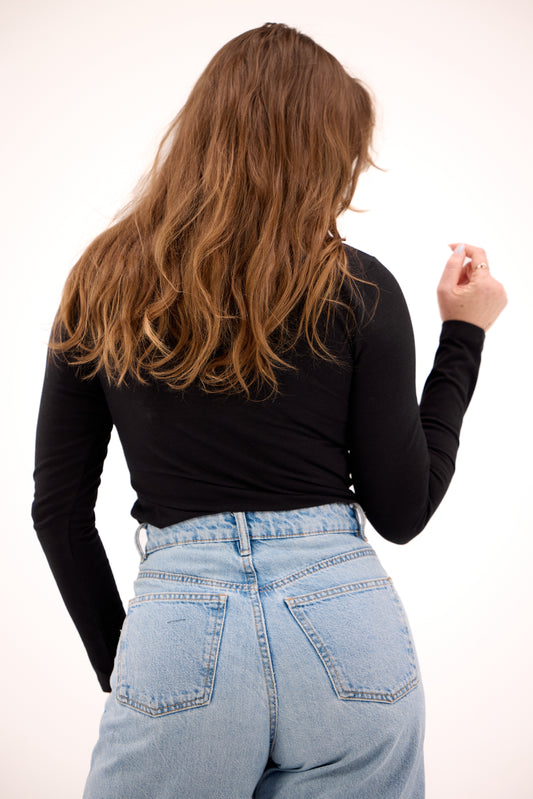 Woman's Long sleeve Pack of 5 BLACK\WHITE\PINK\NAVY\GRAY