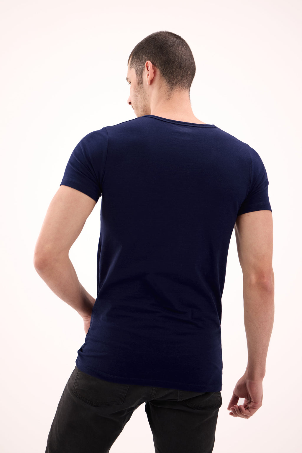 - Men's Round Short Sleeve