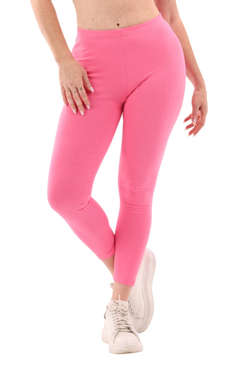 Everyday Comfort Leggings Pack of 2 (1Black-1Pink)