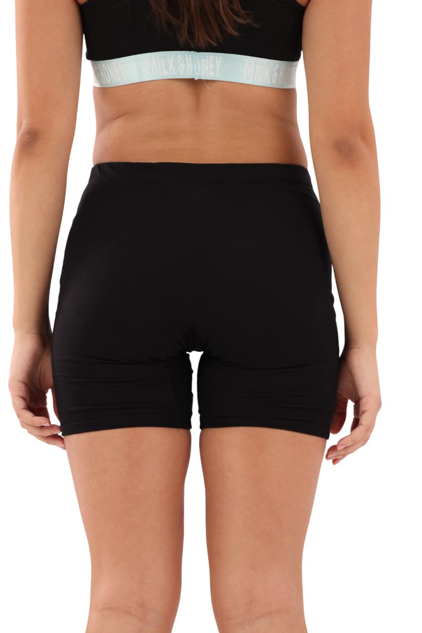 Everyday Comfort Shorts Pack of 2 (1Black-1Pink)