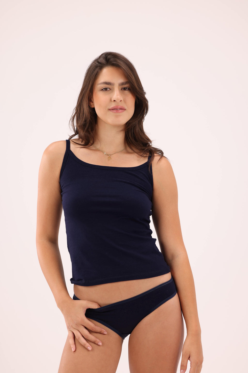 - Essential Spaghetti Strap Tank