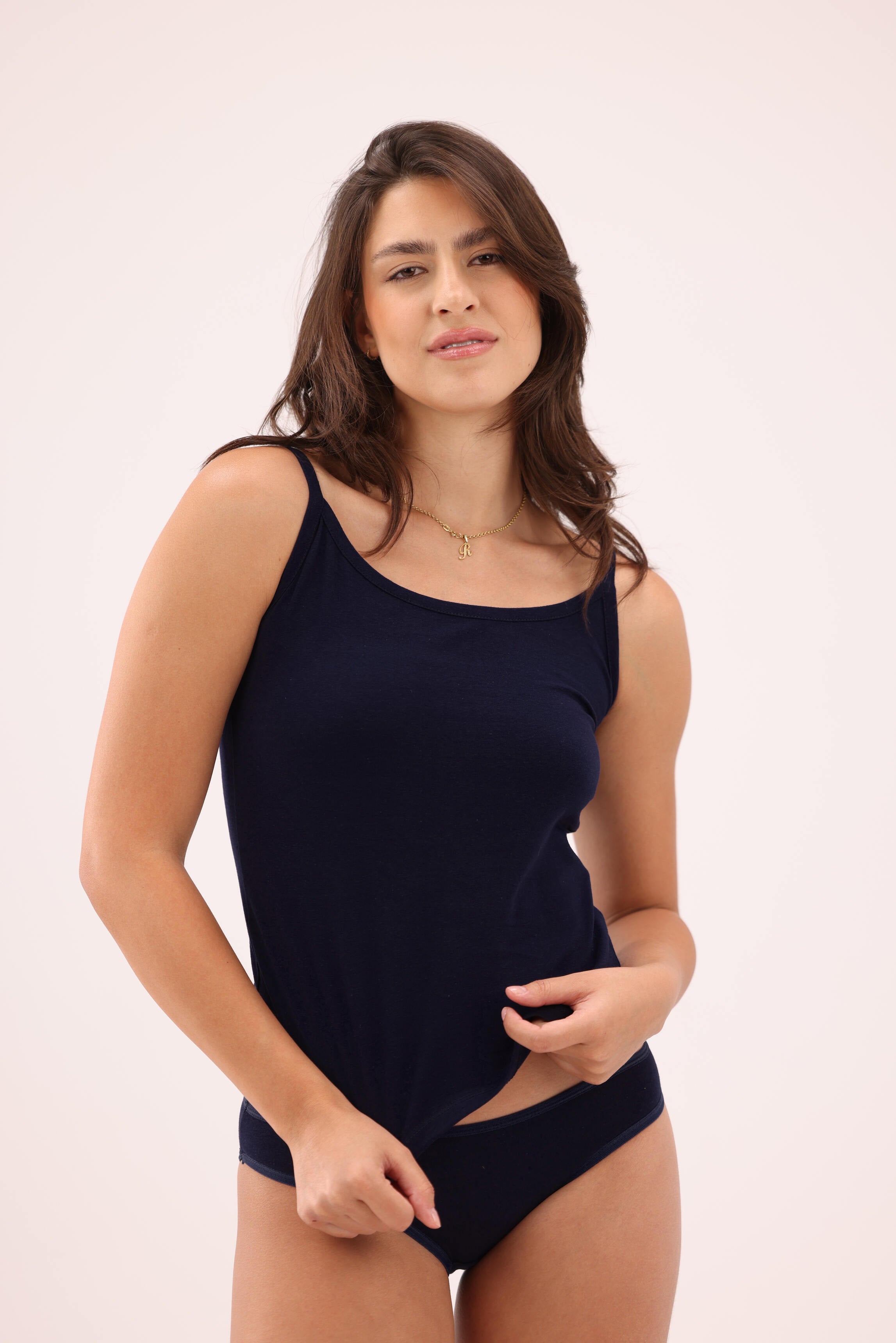 - Essential Spaghetti Strap Tank