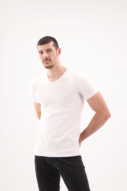 Men's V-Cut Short Sleeve