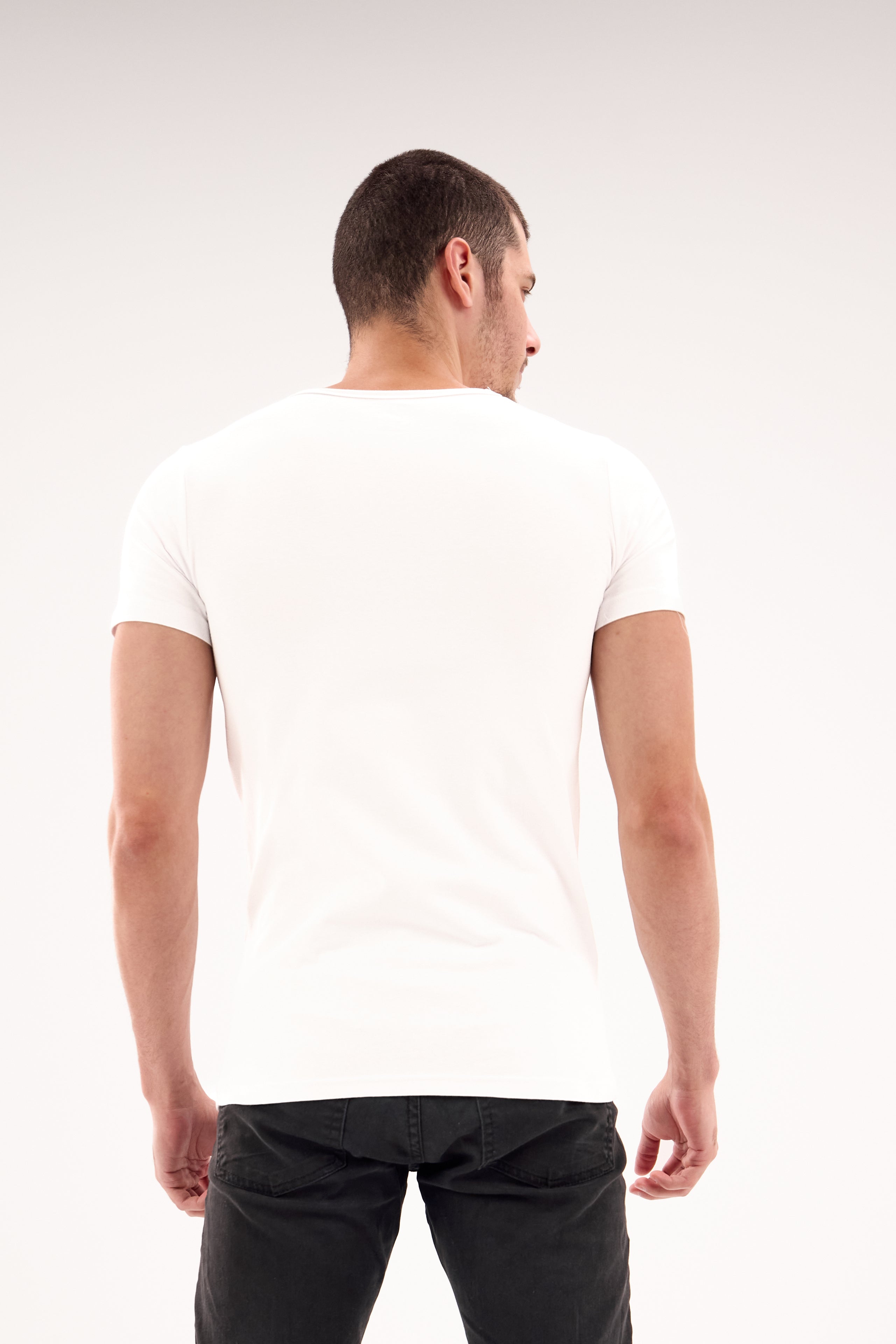 - Men's Round Short Sleeve