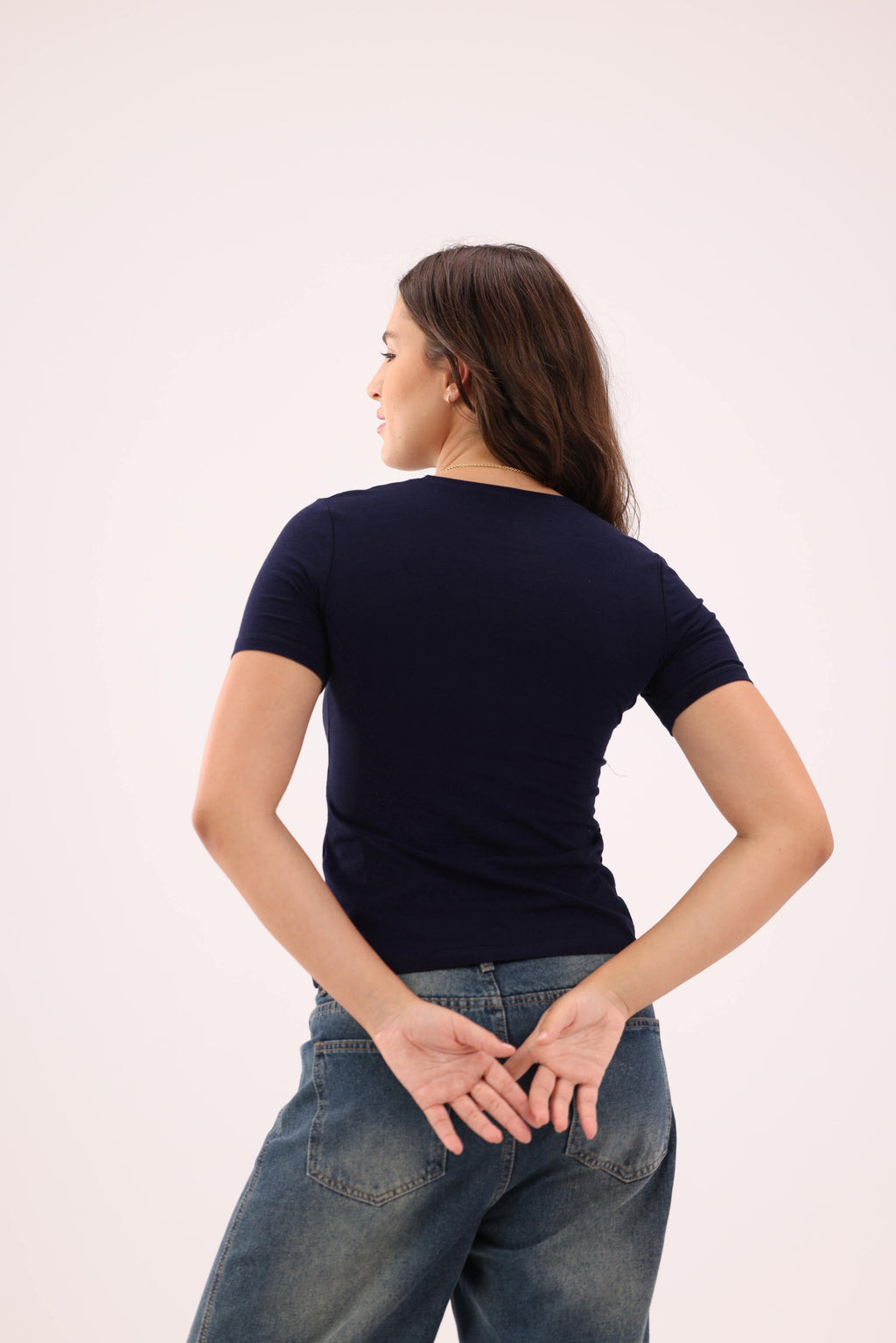 - Essential Half Sleeve Top